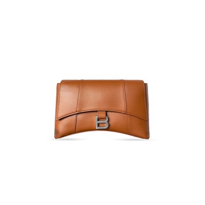 BALENCIAGA WOMEN'S DOWN TOWN BAG SMALL IN CARAMEL 6713552100T1809 (25.4*16*8.4cm)